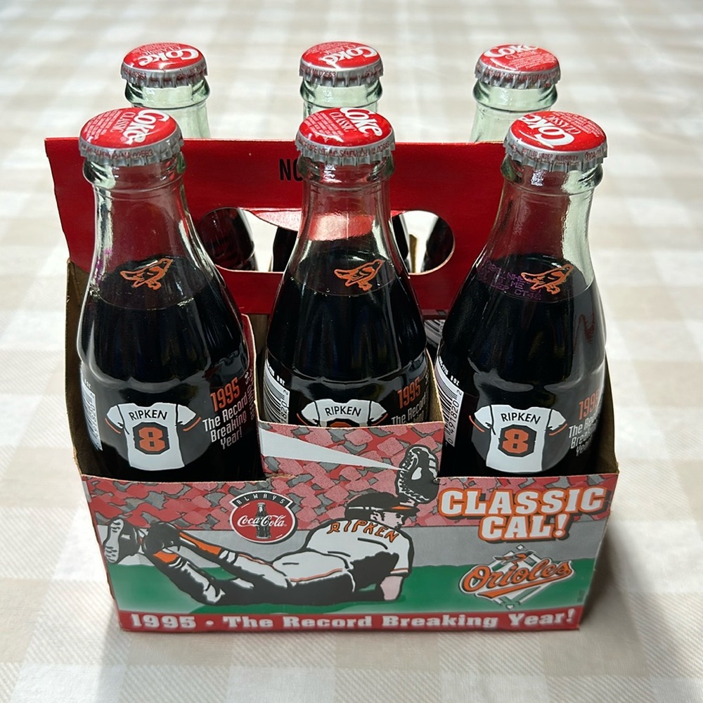 Classic Cal Ripken Jr. #8 Coke Bottles - 1995